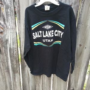 ❤Gildan Salt Lake City Utah Long Sleeve Top Size M